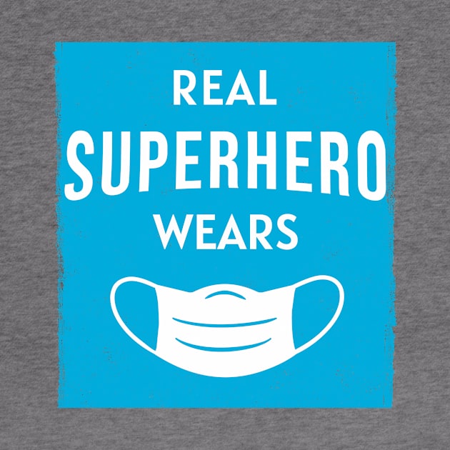 Real Superhero Wears Mask by Yasna